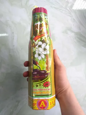 Nhang Thơm đặt biệt cao cấp bó lục giác siêu to Hương lài THƠM NHẸ DỊU ÍT KHÓI