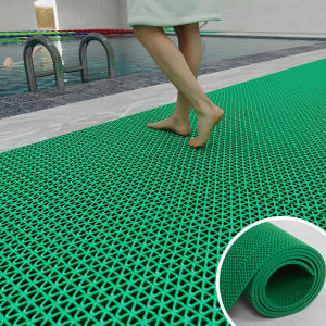Anti-Slip Rubber Matting SH Waterproof Bathroom Accessories Hollow Out Floor Matting Multiple sizes Large area Folding at will Not broken Shearable Multipurpose for Toilet bathroom Kitchen Balcony Corridor warehouse Workshop
