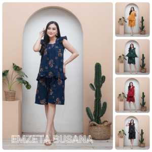 Glory one set crop top Crinkle / setelan wanita crinkle Kemeja Wanita / Setelan Kantor Casual
