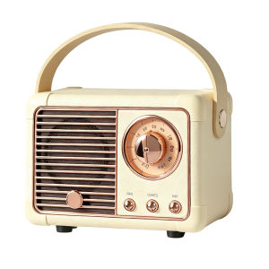 HM11 Retro Bluetooth Speaker Mini Portable Stereo Wireless Speaker with Long-lasting Battery for Outdoor and Indoor Use