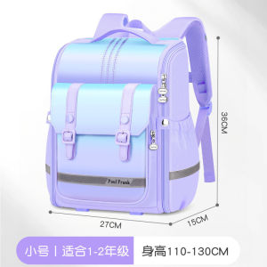 AE Ba lô thời trang bảo vệ cột sống dung tích lớn nhẹ dành cho học sinh tiểu học 1-3-6 Ba lô in hình dành cho học sinh tiểu học logo