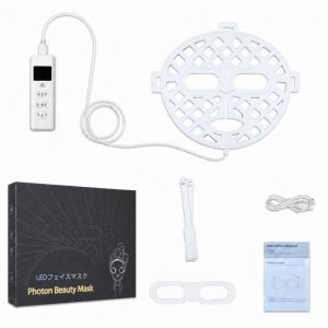 Lightweight Soft Silicone Led Mask With 4 Colors Photon Therapy Anti Aging & Acne Treatment Device Breatheable Light Therapy for Skin Rejuvenation