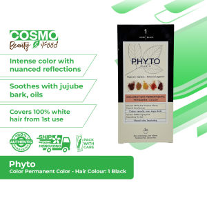 Phyto Color Permanent Color - Hair Colour: 1 Black
