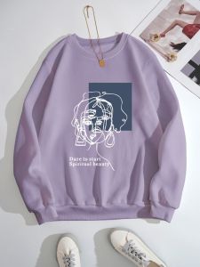 BEAUTY Sweatshirt Basic II BEAUTY Sweater Crewneck Print DTF II Sz M - XL Anak & Dewasa ( Pria & Wanita )