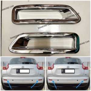 Nissan Juke 2011 List Garnis Cover Chrome Reflektor Bemper Belakang