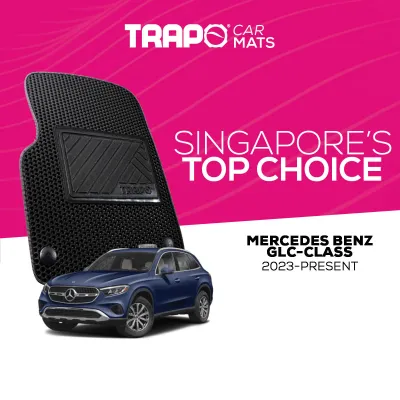 [TOP CAR MAT FOR MERCEDES BENZ] Car Models/Anti-Bacterial / Hygiene / Odourless / Premium / Waterproof [BLACK BASE BLACK LINING]