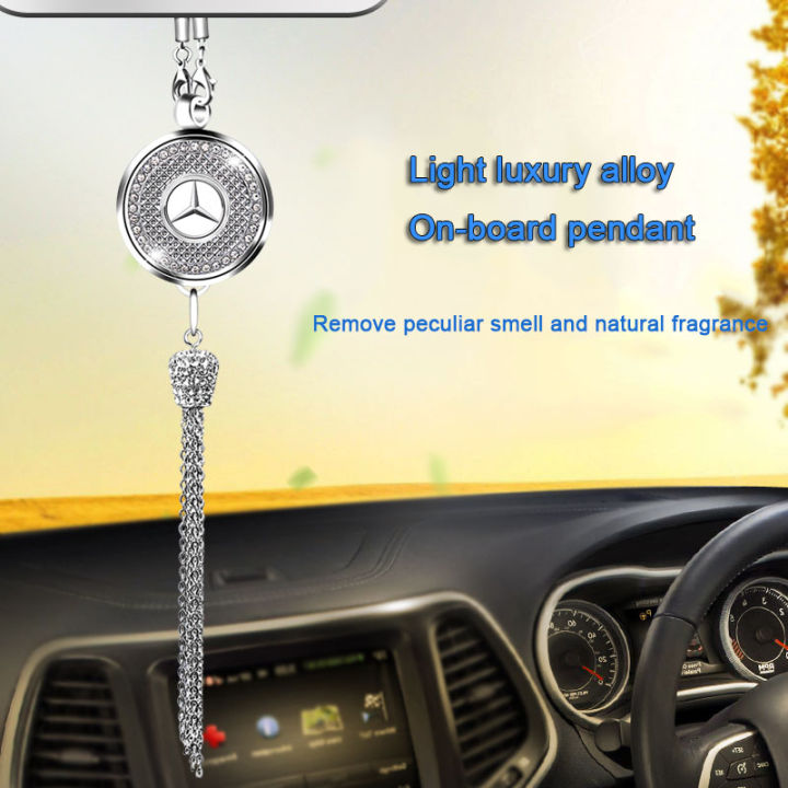 Car Perfume Diamond Pendant Auto Air Freshener Aromatherapy