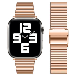 สาย for apple watch Series 10 8 7 6 SE 5 4 3 2 1 สายนาฬิกาโลหะสำหรับ สแตนเลสสำหรับ apple watch Ultra 2 1 49mm 46mm 45mm 41mm 44mm 42mm 40mm นาฬิกาอัจฉริยะ
