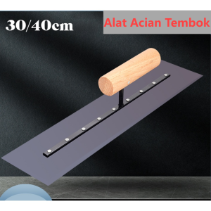 30/40 Cm Plat Baja Karbon Finishing Plastering Beton Bata Ringan Alat Acian Tembok
