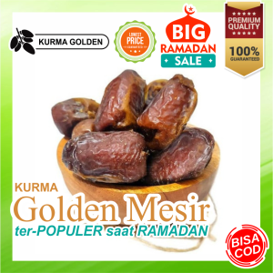 KURMA GOLDEN VALLEY / KORMA MADU MESIR uk. 220GR  100% ASLI PILIHAN TERBAIK GROSI & ECERAN