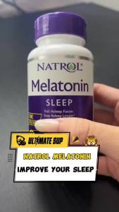 Natrol Extra Strength Melatonin 1-10mg Time Release Fast Dissolve Drug-Free Natural Sleep Aid Help You Sleep Longer & Enjoy Deeper Restful Night