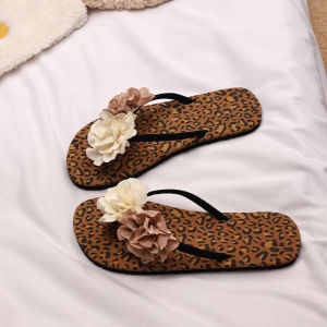 WomenS Summer Vacation Style Outdoor Non-Slip Mid-Heel Flip-Flops For Students