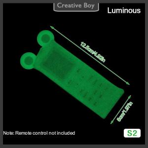 [Creative] Silicone điều khiển từ xa bảo vệ bao gồm điều hòa không khí TV điều khiển từ xa trường hợp không thấm nước Gấu Tai huỳnh quang chống bụi Bìa