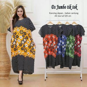 DASTER SUPER JUMBO untuk ibu hamil menyusui dan gemuk model baju tidur piyama kain rayon COD