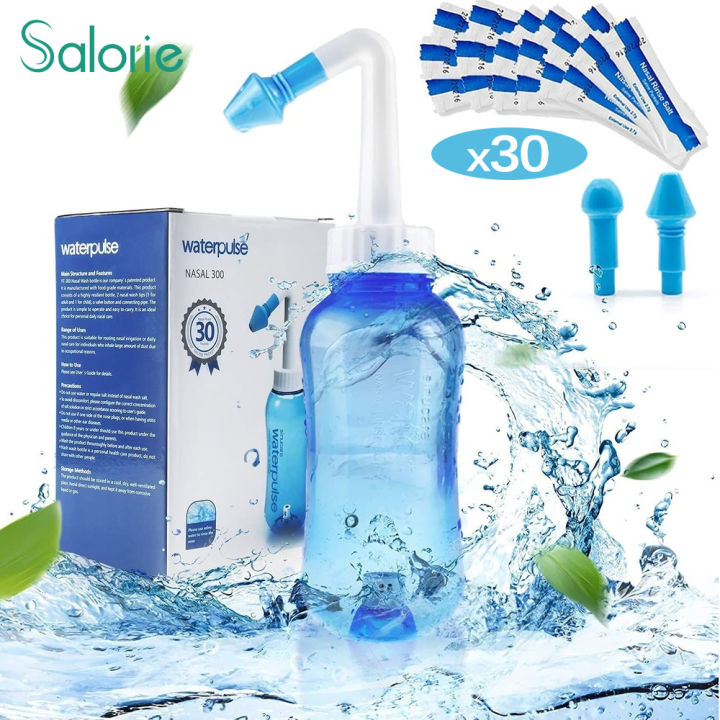 Salorie Waterpulse Neti Pot Sinus Rinse Nasal Wash Bottle Sinus Rinse ...