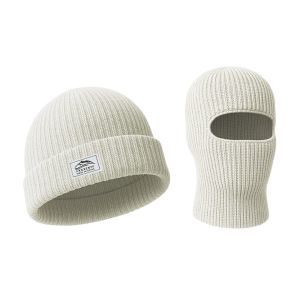 NOBLELUX 2 in 1 Winter Balaclava Hat Windproof Warm Cycling Earmuffs Cap Fashion Elastic Full Face Beanie Cap for Men Women