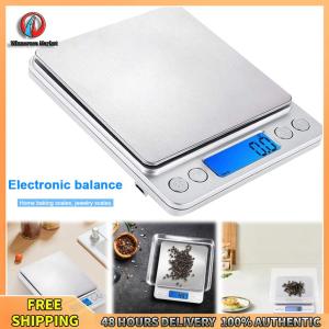 Winnereco 3kg Gram Scale Accurate Weighting Coffee Scale Small Digital Food Scale LCD Display Multifunction Kitchen Scale