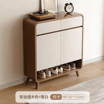 {SG Sales} Large Capacity Shoe Cabinet Door Home Entry Door outside the Corridor Entrance Cabinet Integrated Storage Storage New Shoe Rack