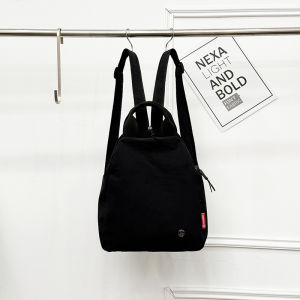 Large Capacity Multi-layer Bag Anti-thetf Zipper Waterproof Nylon Crossbag K-style Retro Solid Color Canvas Bag Young Adult Satchel Messenger Bag