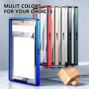 OOC Aluminum Alloy Trading Card ic Holder Scratch Resistant ic Closure PSA/CGC Card Case Card Slab Protector Metal Frame Graded Cards Protect Card Sleeve