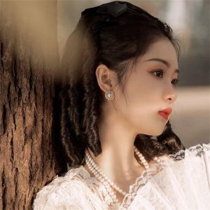 13 นิ้วสีดำสีน้ำตาลสุภาพสตรีเจ้าหญิงหยิกผมหางม้า Hairband ผมหวีผมหางม้าสังเคราะห์คลิปผู้หญิงยุโรปHair