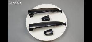 2Pcs Sliding Door Handles for Toyota Sienna 2004 2005 2006 2007 2008 2009 2010Rear Left Driver & Right Passenger Side Replace # 6921308020 6922708040 82496 Black