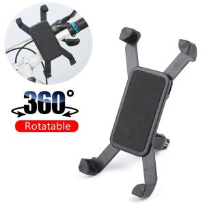 Universal bicycle mobile phone holder 360 degree rotatable bicycle holder handlebar mounting non-slip clip