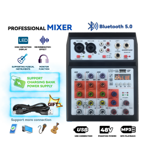 Professional mixer built-in Bluetooth reverb effect Stage performers home small sound mixer