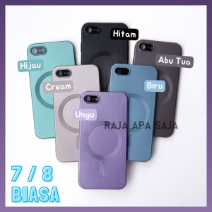 Softcase For IP 7+ 8+ / 7 8 / Plus Magnet Magnetic Silicon Casing Case Silikon Cover Bening Clear