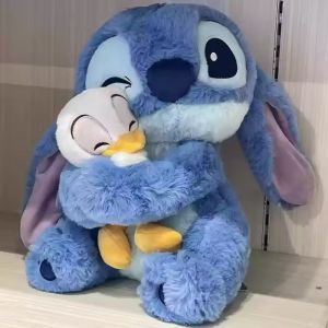 25-40CM Disney Plush Doll Stitch Lilo Doll Cute Duck Stitch Plush Stuffed Toy Anime Soft Stuffed Kawaii Childrens Birthday Gift