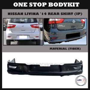 NISSAN LIVINA 14 REAR SKIRT (IP) FIBER(FIBERGLASS)SKIRT LIP BODYKIT