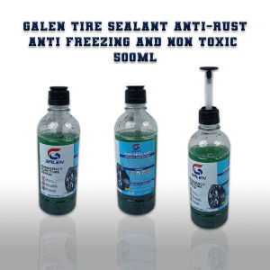 [Iwas Flat / Iwas Tirik] Premium Galen Tire Sealant Liquid 500ml Anti Puncture Fast Fix Universal Tubeless Gulong For Motorcycle Car Ebike Heavy Duty Safe Ride Emergency Tool Accessories Exact Fit Original Quality COD