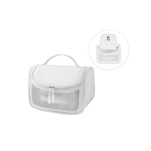 Trendy Store-T52 Tas Kosmetik Washbag Besar Transparan Travel Pouch Makeup Bag Organizer / Tas Make