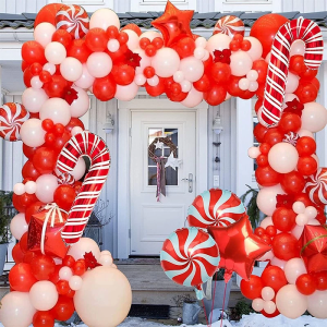 【Stock inPH】 142pcs Christmas Balloon Garland Arch kit for Christmas Party Decorations