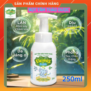 Bọt tắm gội thảo dược cho bé ELEMIS BUBBLE 250ml hết rôm sảy mụn nhọtmẫn ngứamát dachống muỗ sữa tắm bé - Dk Pharma