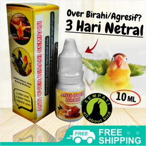 SEMPATI Anti Over Birahi Sempati Vitamin Herbal Alami Burung Lovebird Juara Lomba Mencegah Meningkatkan Ngekek Panjang Konslet ANOVER