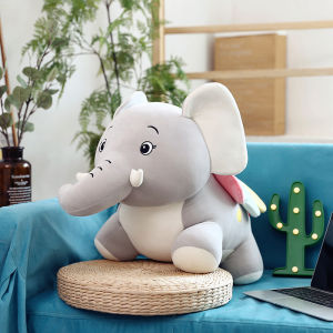 Gấu bông con voi Dumbo có cánh lưng thêu trái tim dễ thương đáng yêu (25cm---50cm) vải miniso mềm mại an toàn hàng xịn cao cấp