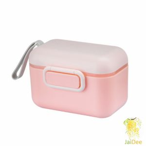 J.D. กระปุกใส่นมผงมีที่เก็บช้อน กล่องเก็บนมผงสำหรับเด็กทารก Milk powder bucket