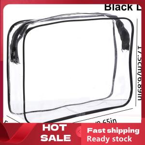 🚚【Local Express Delivery】🚚 Transparent Cosmetic Bag PVC Women Zipper Clear Makeup Bags Beauty Case Travel Make Up Organizer Storage Bath Toiletry Wash Bag