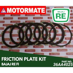 BAJAJ RE GENUINE PARTS Friction Plate Kit BAJAJ RE FI Part No. 36AA4025