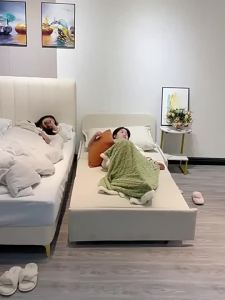 CraftedLiving SG-Pull-out Sofa Bed Extendable Multifunctional Folding Single Bed for Home and Small Rental Rooms Daily Use