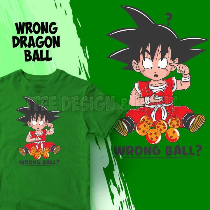 Son Goku Pokemon Dragon Ball Tshirt Men Baby Shirt Baju Newborn