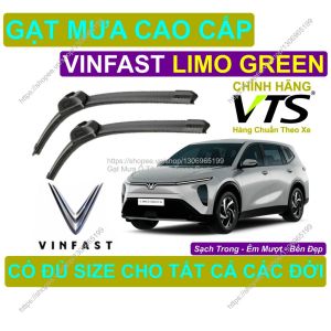 Gạt Mưa Silicon Kính Lái Vinfast Limo Green Cặp Gạt M.ưa Kính Lái Vinfast Limo Green Có Đủ S.ize Cho Các Đời