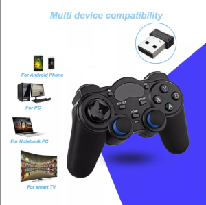 GLINK Wireless 2.4G Game Console Joystick Gamepad Controller Compatible with Smart TV PC and PS3