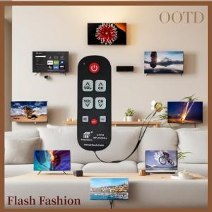 [Falsh F] A-TV10 TV từ xa điều khiển phổ quát đơn giản không thấm nước điều khiển từ xa với ánh sáng LED cho tất cả các TV mô hình
