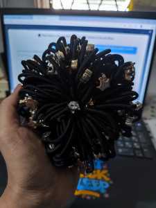 Ikat Rambut Wanita Hitam Ikat Rambut Korea