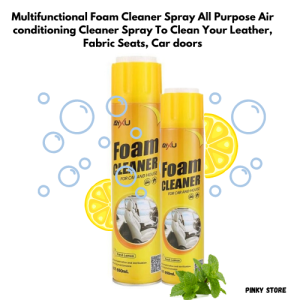 Multifunctional Foam Cleaner Spray All Purpose Air Conditoning Cleaner  to Clean your Leather Fabric Seats and Car Doors