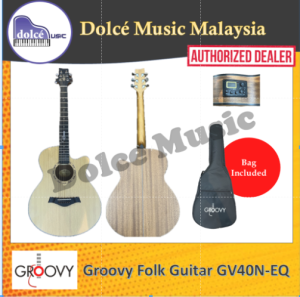 Groovy Folk Guitar GV40N-EQ 40-inch with Bag