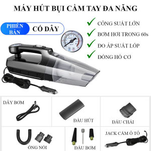 Vacuum Cleaner Wireless Four-in-One High-Power Large Suction Emergency Air Pump Wireless on-Board Air Pump