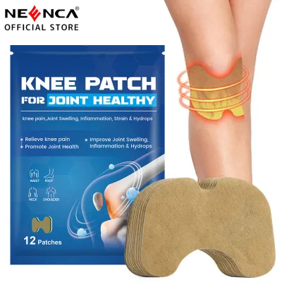Miếng dán giảm đau đầu gối neenca 12 miếng giảm bền lâu khớp cơ miếng dán vai và giảm đau cổ miếng vá đầu gối nén nhiệt thảo dược